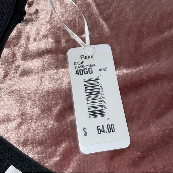 Elomi 40GG Sachi Caged Plunge Underwire Plus Bra EL4350 NWT 40J - Picture 8 of 10